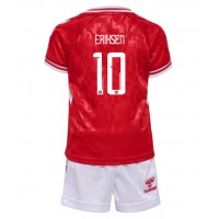 Maglia Calcio Danimarca Christian Eriksen #10 Prima Divisa Bambino Europei 2024 Manica Corta (+ pantaloncini)